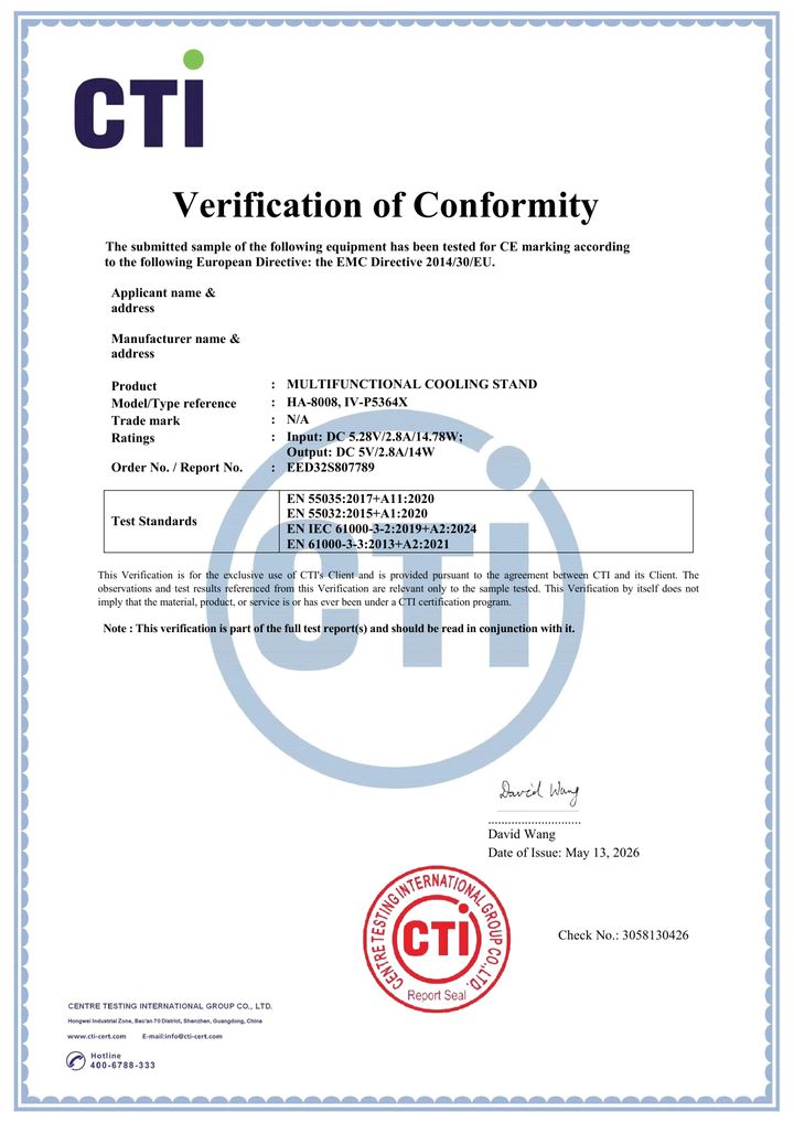 HA-8008 EMC test report