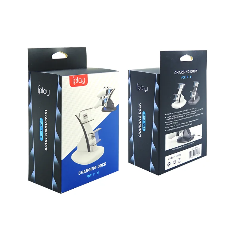 Retail packaging box for PS5 dual charging dock
