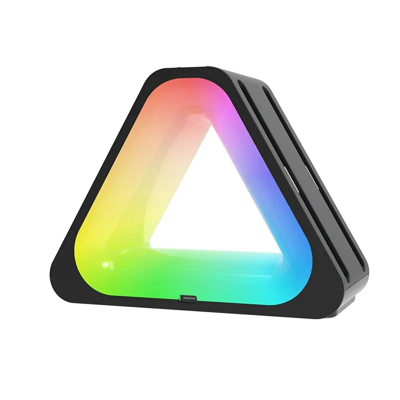 Triangle RGB charging dock for Switch 2, front view