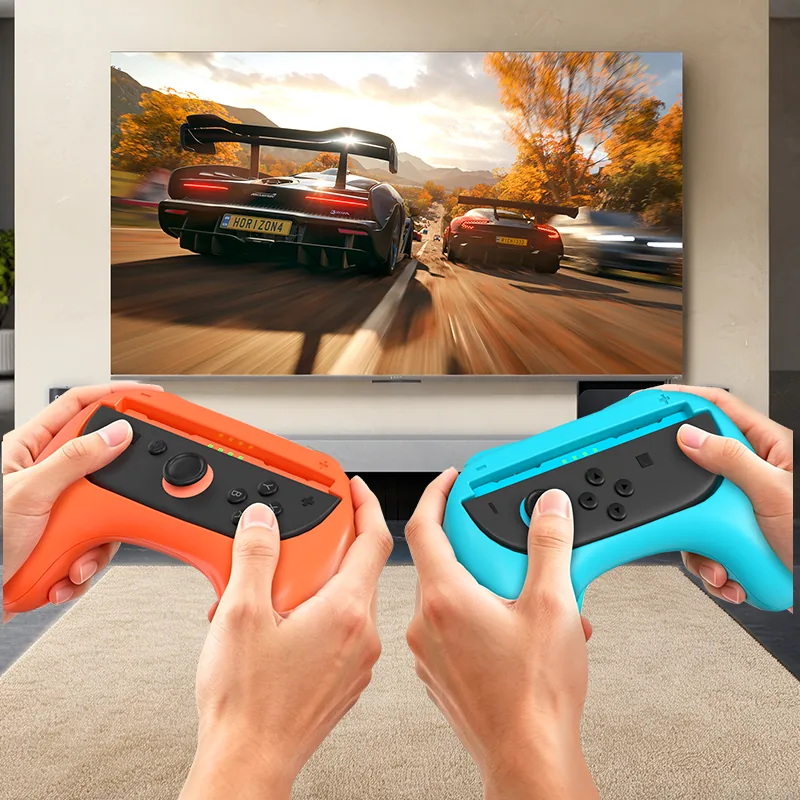 Steering wheel grips for Switch 2 racing games