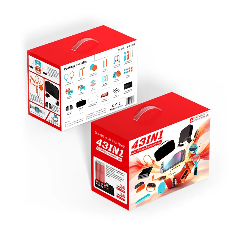 Retail packaging box for 43-in-1 accessory kit