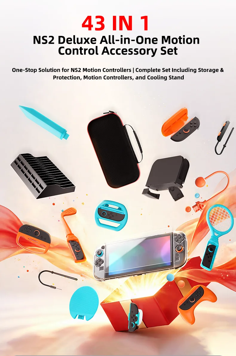 43-in-1 deluxe all-in-one motion control accessory set
