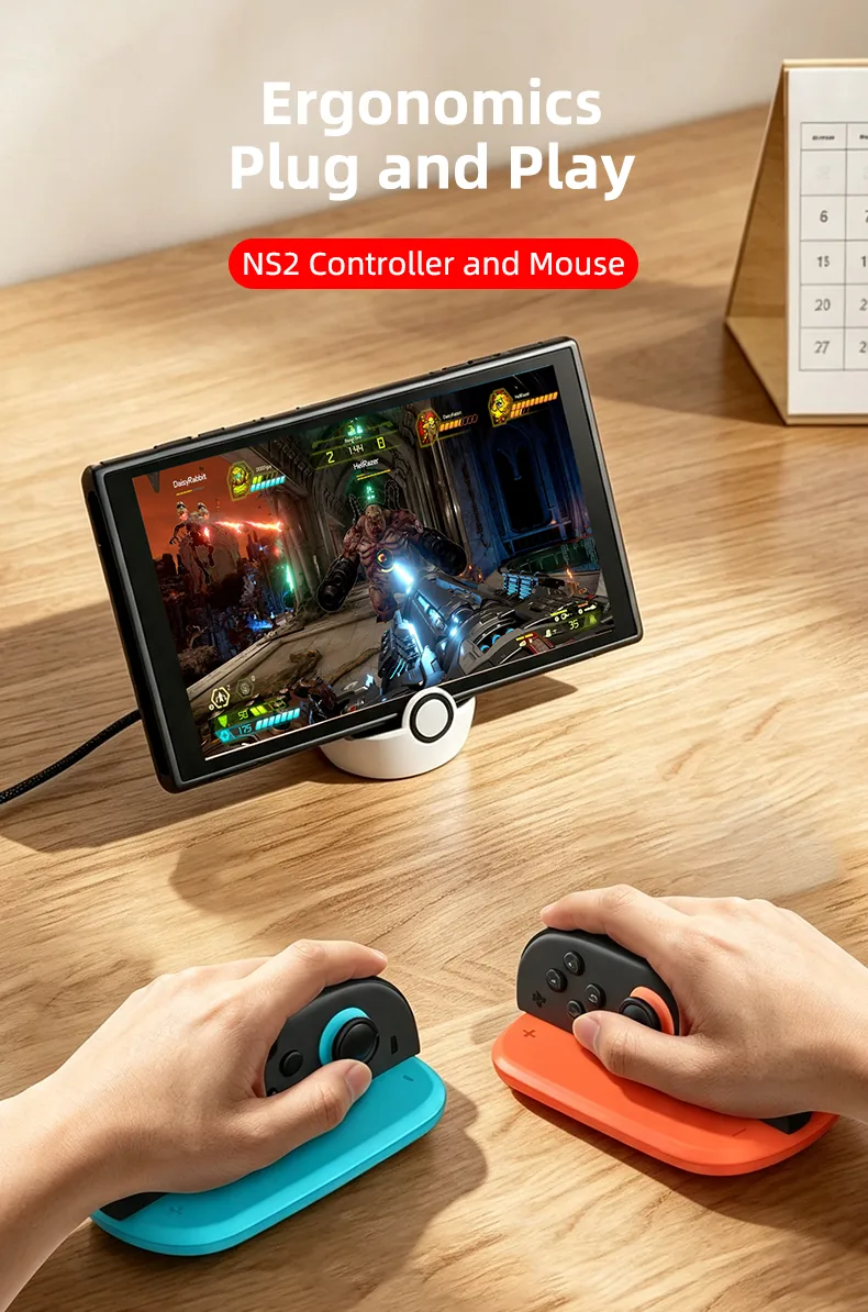 Controller and mouse grips, ergonomic plug and play
