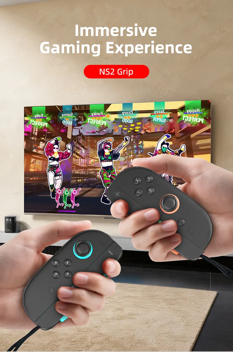 Controller grips for immersive gaming